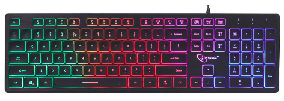 Tastatura cu fir Gembird KB-UML-01 / Membrana photo 1